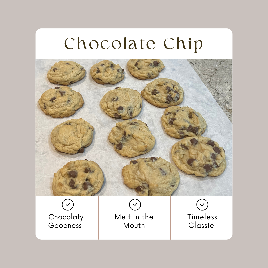 4 Pack Box Chocolate Chip Cookies