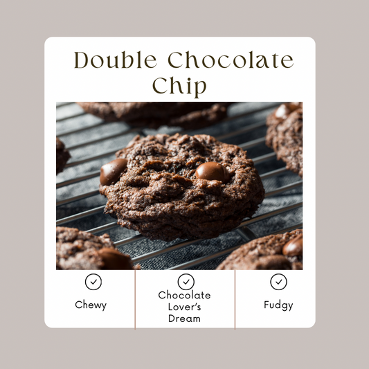 4 Pack Double Chocolate Chip Cookies